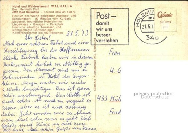 Bad Salzuflen Hotel Waldrestaurant Walhalla – Bild 2