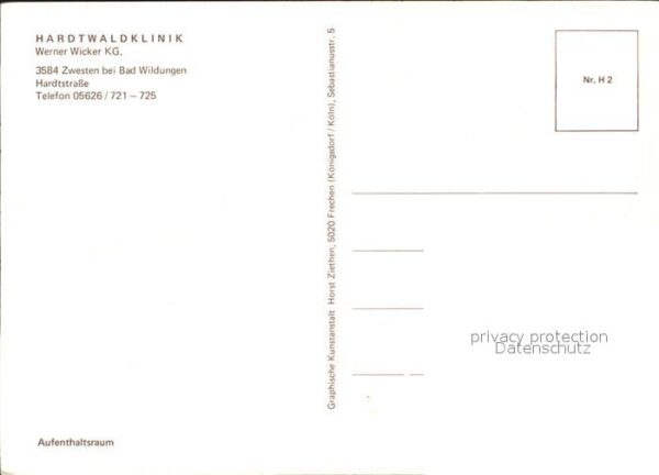 Zwesten Bad Wildungen Hardtwaldklinik – Bild 2