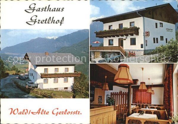 Wald Pinzgau Gasthaus Gretlhof Alte Gerlosstraße