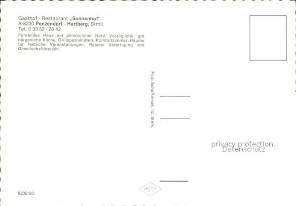 Penzendorf Neudorf Steiermark Sonnenhof Gasthof Restaurant – Bild 2