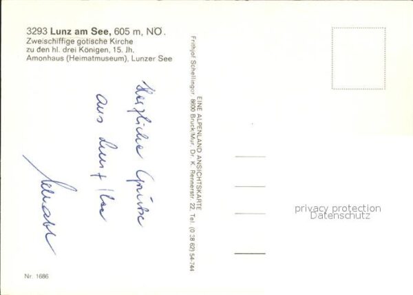 Lunz See Niederoesterreich Zweischiffige gotische Kirche Amonhaus – Bild 2