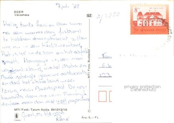 Ungarn Eger Rathaus – Bild 2