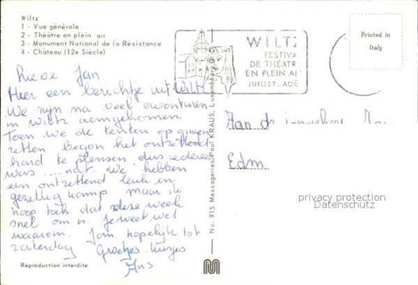 Wiltz Luxembourg Theater Monument Schloss – Bild 2