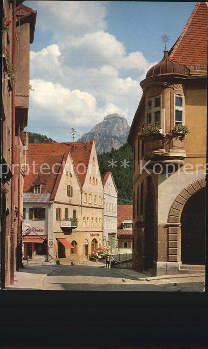 Fuessen Allgaeu Lechhalde Säuling
