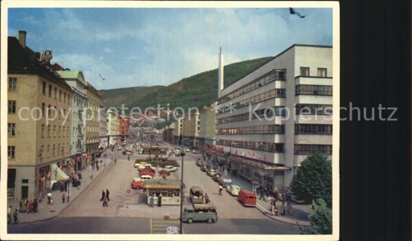 Bergen Norwegen Torgalmenningen