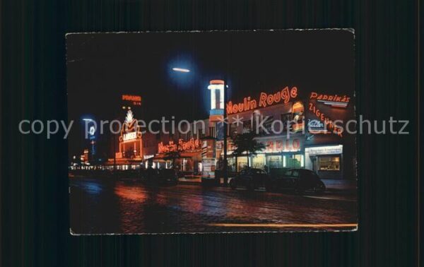 Hamburg Reeperbahn Nacht