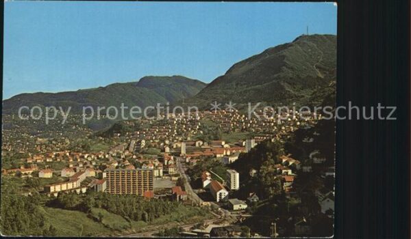 Bergen Norwegen Panorama