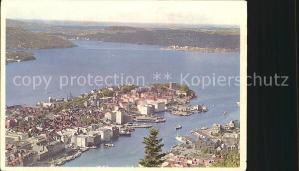 Bergen Norwegen Hafen