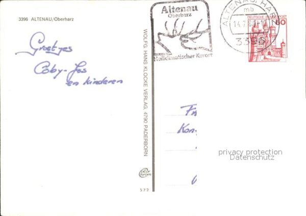 Altenau Harz Kurpark Glockenberg Silberhütte – Bild 2