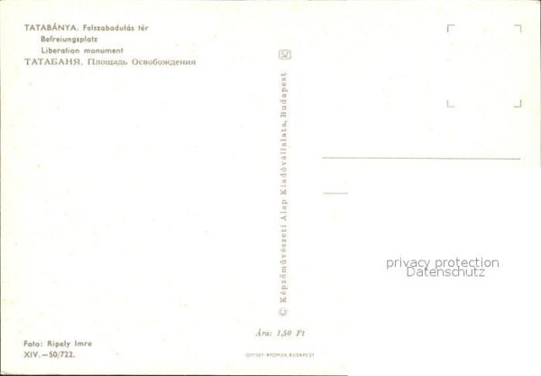 Tatabanya Befreiungsplatz Hochhäuser – Bild 2