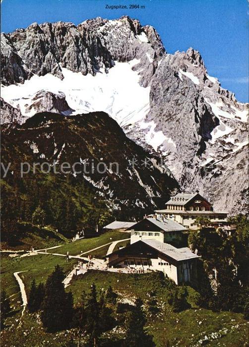 Garmisch-Partenkirchen Kreuzeckhaus mit Seilbahn