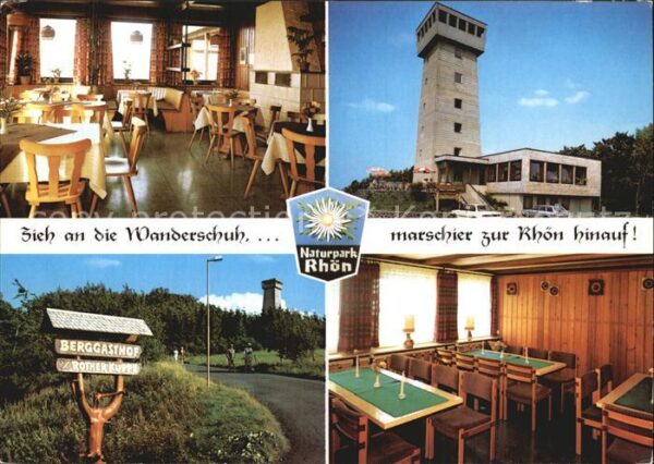 Roth Rhoen-Grabfeld Rother Kuppe Berggasthof mit Aussichtst