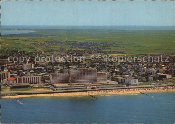 Westerland Sylt Fliegeraufnahme Kurzentrum Promenade St