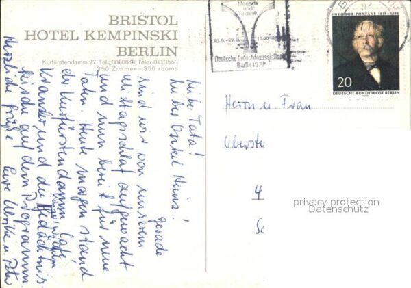 Berlin Bristol Hotel Kempinski Kurfürstendamm – Bild 2