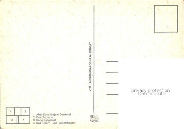 Alma-Ata Almaty Gebäude – Bild 2