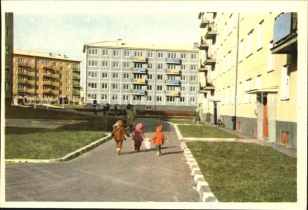 Riga Lettland Neues Wohnviertel in Jugla