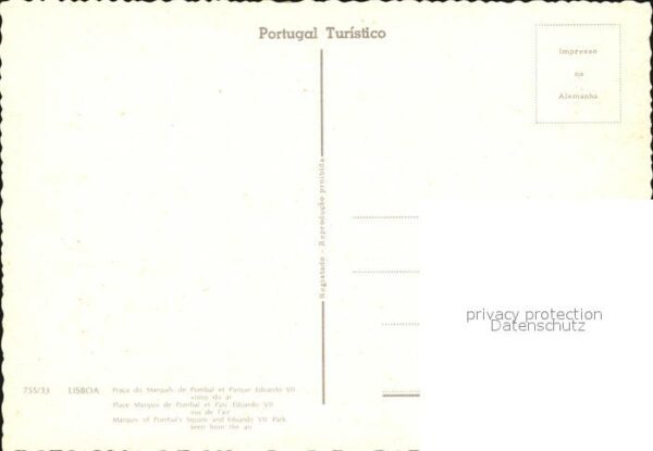 Lisboa Fliegeraufnahme Place Marquis de Pombal – Bild 2