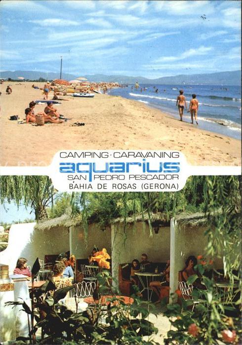 Gerona Bahia de Rosas Camping Aquarius Strand