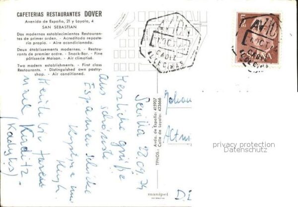 San Sebastian  Pais Vasco ES Restaurants Dover – Bild 2