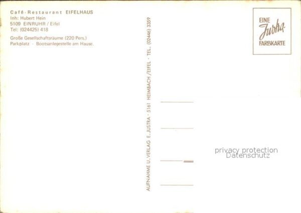 Einruhr Restaurant Cafe Eifelhaus – Bild 2