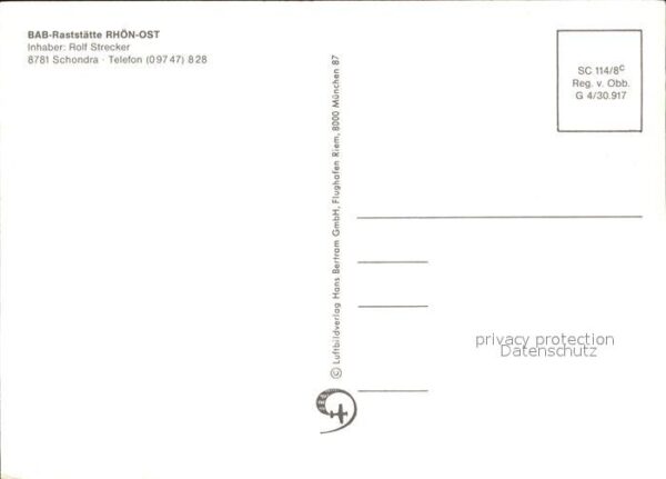 Schondra BAB Rasttätte Rhön-Ost Fliegeraufnahme – Bild 2
