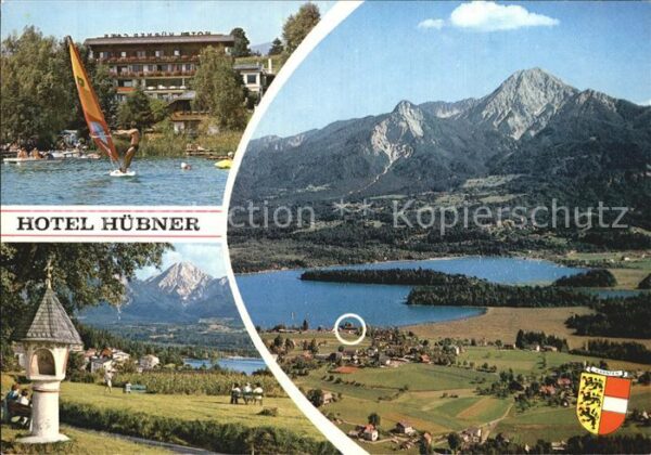 Drobollach Faaker See Hotel Hübner Fliegeraufnahme