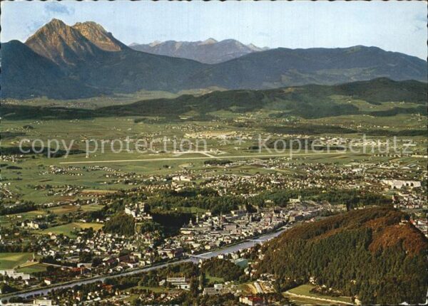 Salzburg Oesterreich Blick vom Gaisberg