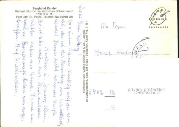 St Peter Schwarzwald Fliegeraufnahme Berhotel Kandel – Bild 2