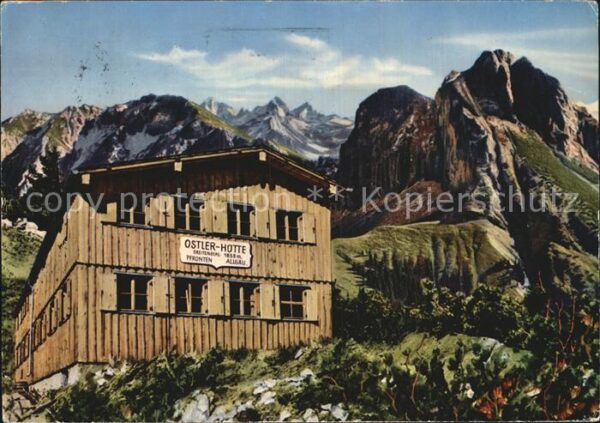 Pfronten Ostlerhütte am Breitenberg mit Roßberg