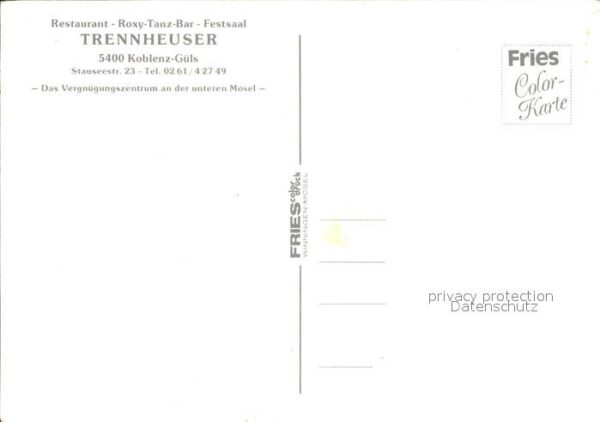 Guels Koblenz Restaurant Tanzbar Trennheuser – Bild 2