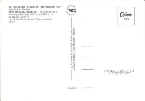 Hohenpeissenberg Fliegeraufnahme Restaurant Bayerischer – Bild 2