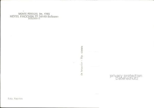 Bolzano Monte Penegal Hotel Facchin – Bild 2