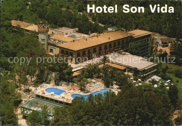 Palma de Mallorca Hotel Son Vida Fliegeraufnahme