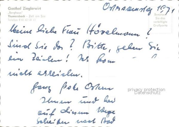 Thumersbach  Gasthaus Zieglerwirt – Bild 2