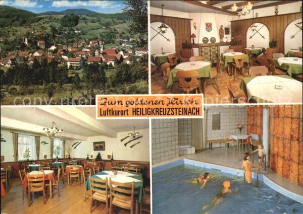 Heiligkreuzsteinach Gasthaus Pension Zum goldenen Hirsch