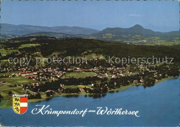 Krumpendorf Woerthersee Fliegeraufnahme