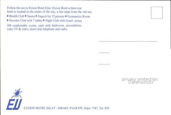 Eilat Eilath Israel Etzion Hotel Pool – Bild 2