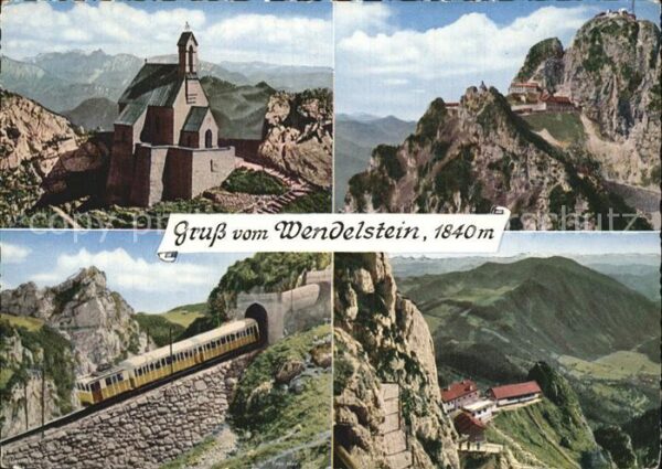 Wendelstein Berg Kirchlein Bergbahn Wendelsteinhaus Gros