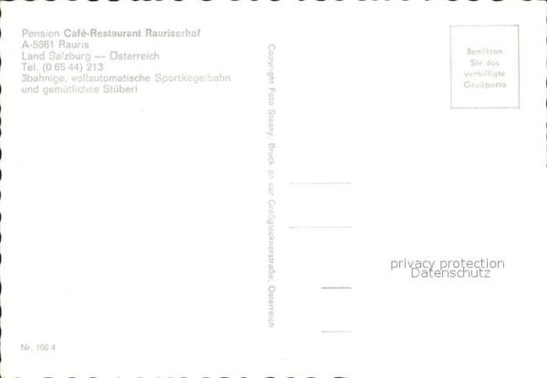 Rauris Pension Restaurant Rauriserhof – Bild 2