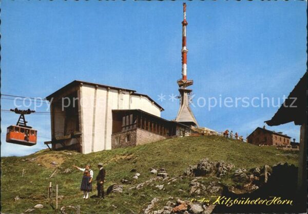 Kitzbuehel Tirol Bergstation Kitzbüheler Horn mit Sendet