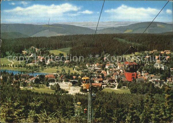 Hahnenklee-Bockswiese Harz Seilbahn zum hohen Bocksberg