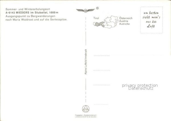 Mieders Tirol Stubaital Fliegeraufnahme – Bild 2