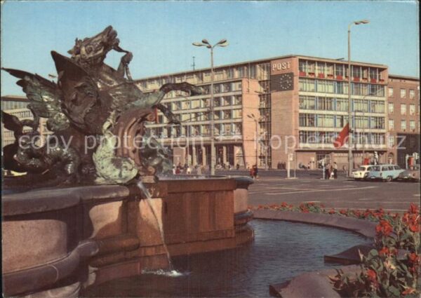 Leipzig Hauptpostamt Karl Marx Platz