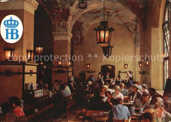 Muenchen Hofbräuhaus innen
