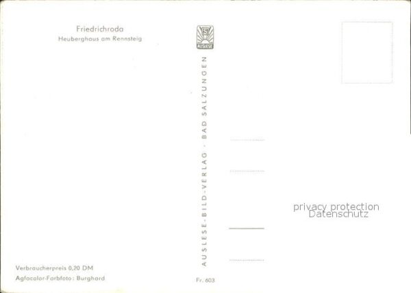 Friedrichsroda Heuberghaus am Rennsteig – Bild 2