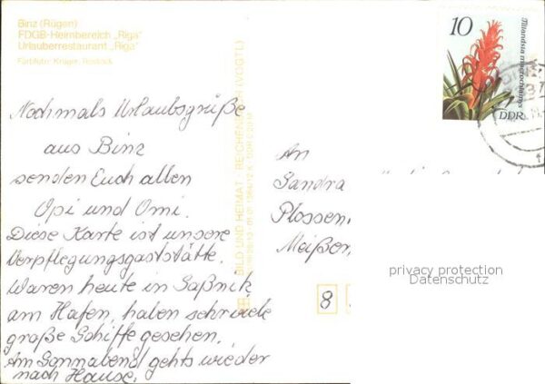 Binz Ruegen Erholungsheim Riga – Bild 2