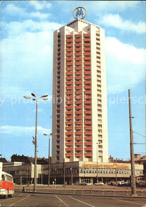 Leipzig Hochhaus Wintergartenstrasse Restaurant