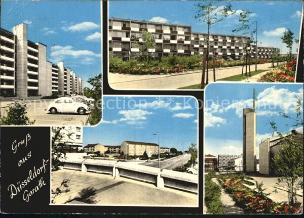 Duesseldorf Garaffe Wohngebiet