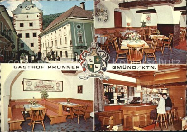 Gmuend Kaernten Gasthof Prunner Stadtturm Braustuben Ga