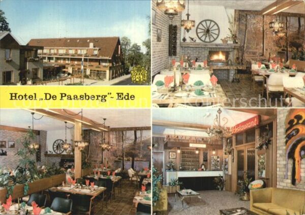 Ede Netherlands Hotel De Paasberg Gastraum Kaminzimmer